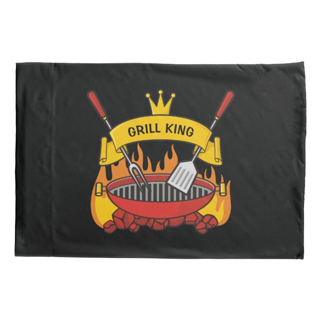 Grill King Pillow Case (Back)