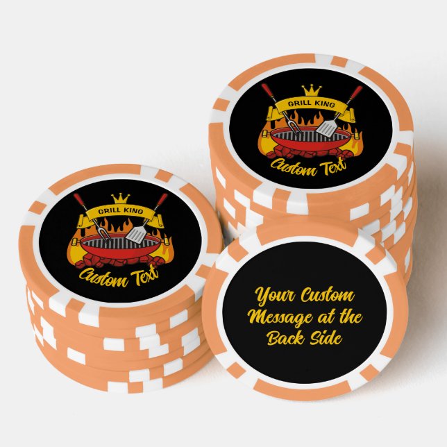 Grill King Poker Chips (Stack)