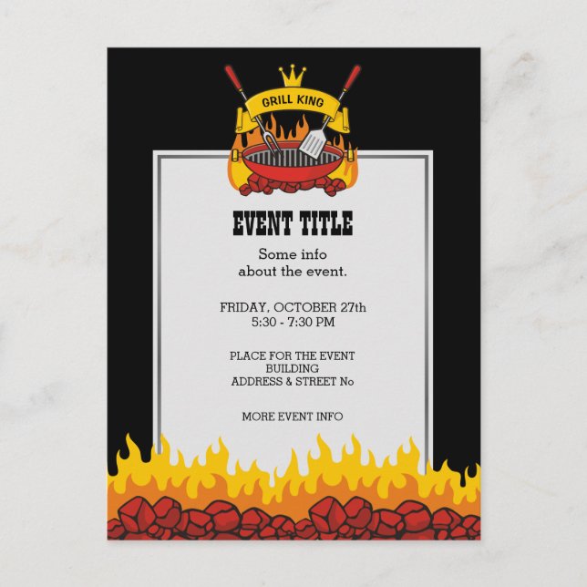 Grill King Postcard (Front)