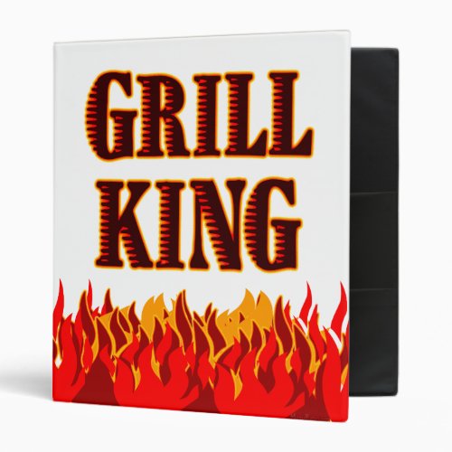 Grill King Red Flames BBQ Binder