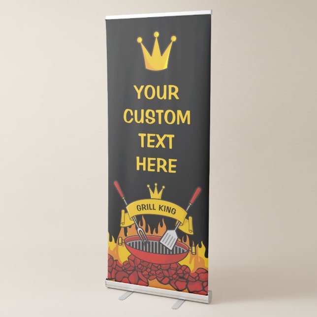 Grill King Retractable Banner (3/4)