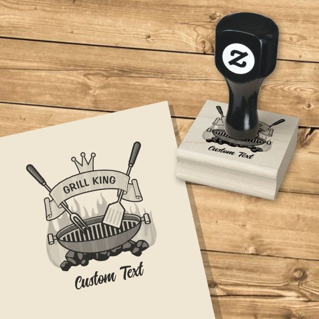 Grill King Rubber Stamp (Creator Uploaded)