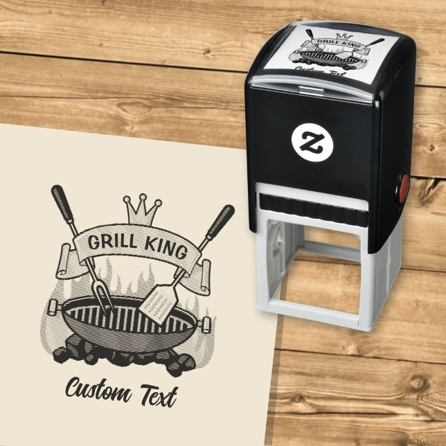 Grill King Self-inking Stamp (Creator Uploaded)