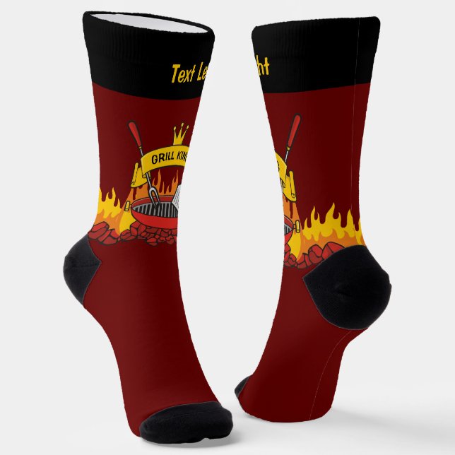 Grill King Socks (Angled)
