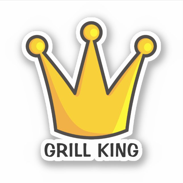 Grill King Sticker (Front)