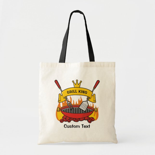 Grill King Tote Bag (Front)