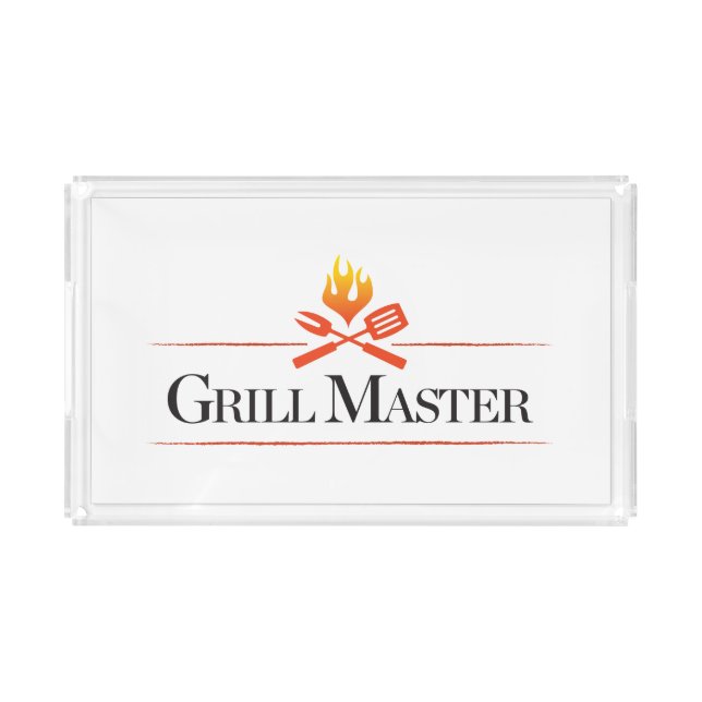 Grill Master Acrylic Tray (Front)