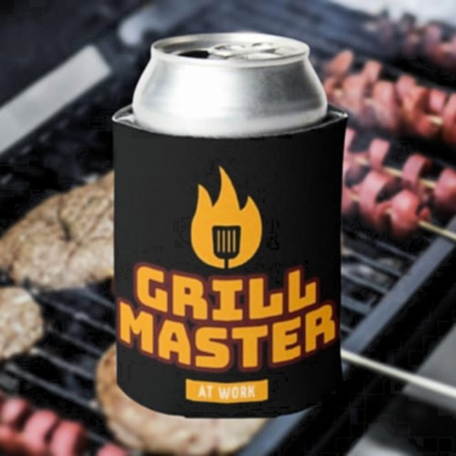 Grill Master At Work Can Cooler (Creator Uploaded)