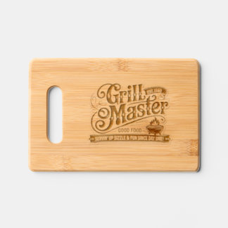 🔥🍖 “Grill Master” Bamboo Cutting Board 👨‍🍳🔥