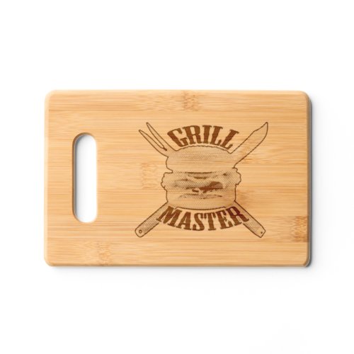 Grill Master BBQ Kitchen Gift Cutting Board