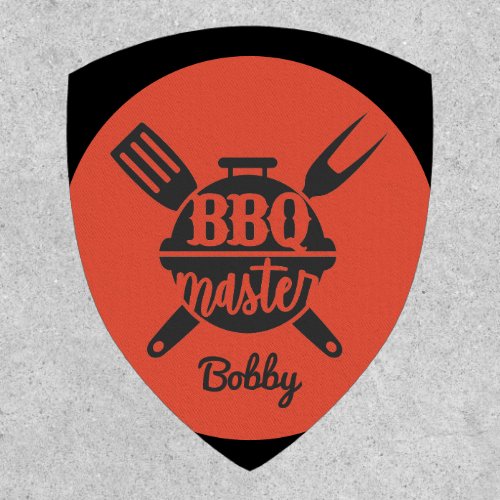 Grill Master BBQ Personalize Name Patch