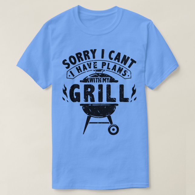 Grill Master BBQ Smoker Grilling T-Shirt (Design Front)
