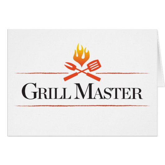 Grill Master Cards (Front Horizontal)