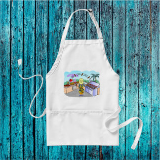 Grill Master Cartoon Adult Apron