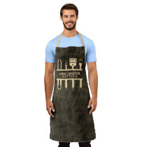 Grill master classic barbeque tools custom name  apron