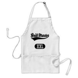 Grill Master classic sports script Adult Apron