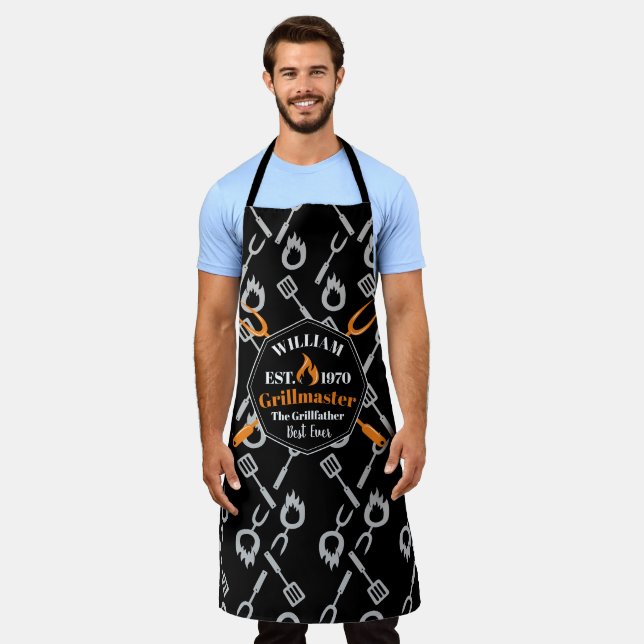 grill master cook custom apron (Worn)