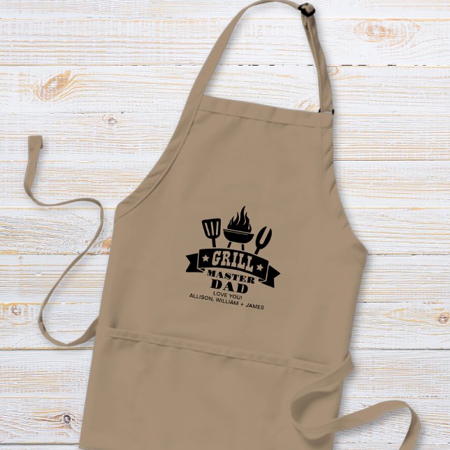 Grill Master Dad Adult Apron (Creator Uploaded)