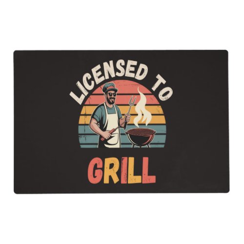 Grill Master Dad Placemat