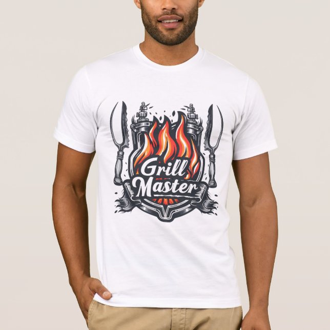 Grill Master Dad T-Shirt (Front)