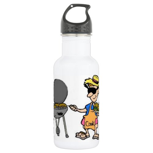 GRILL MASTER DAD WATER BOTTLE STAINLESS STEEL WATER BOTTLE