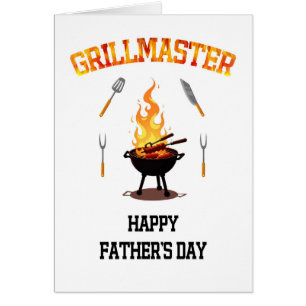 Grill Master Fathers Day  Cards