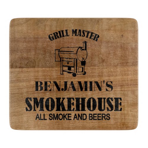 Grill Master Fathers Day Cutting Board