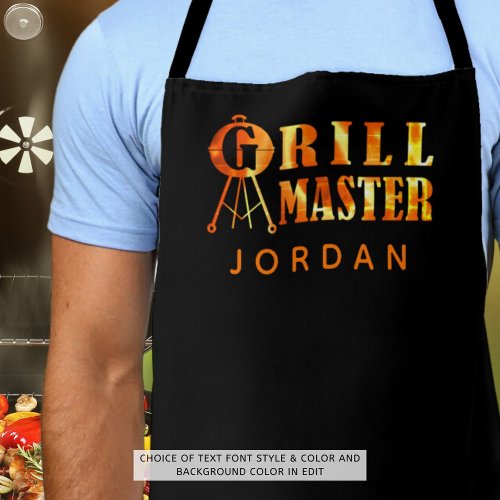 GRILL MASTER Flames Personalized Apron