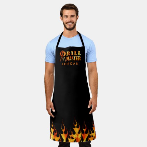 GRILL MASTER Flames Personalized Apron