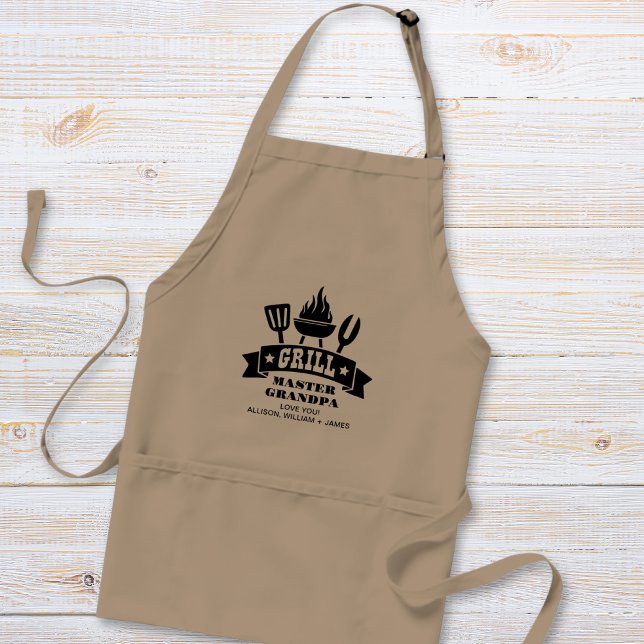 Grill Master Grandpa Adult Apron (Creator Uploaded)