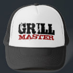 Grill master hat<br><div class="desc">Grill master hat for bbq kings. Barbeque party gear.</div>