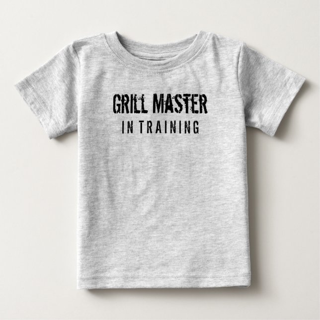 Grill Master in Training Baby T-Shirt (Front)