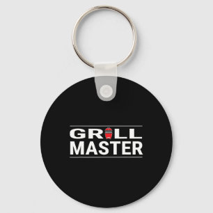 Grill Master Kamado Style Bbq Barbecue Pitmaster Keychain