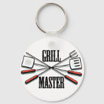 Grill Master Keychain at Zazzle