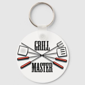 Grill Master Keychain by sooutdoors at Zazzle