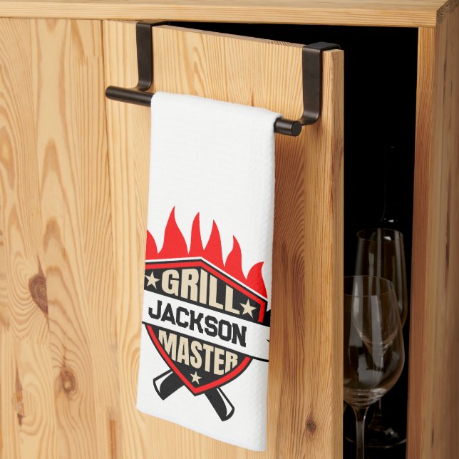 Grill Master Kitchen Towel (Thirds Fold)