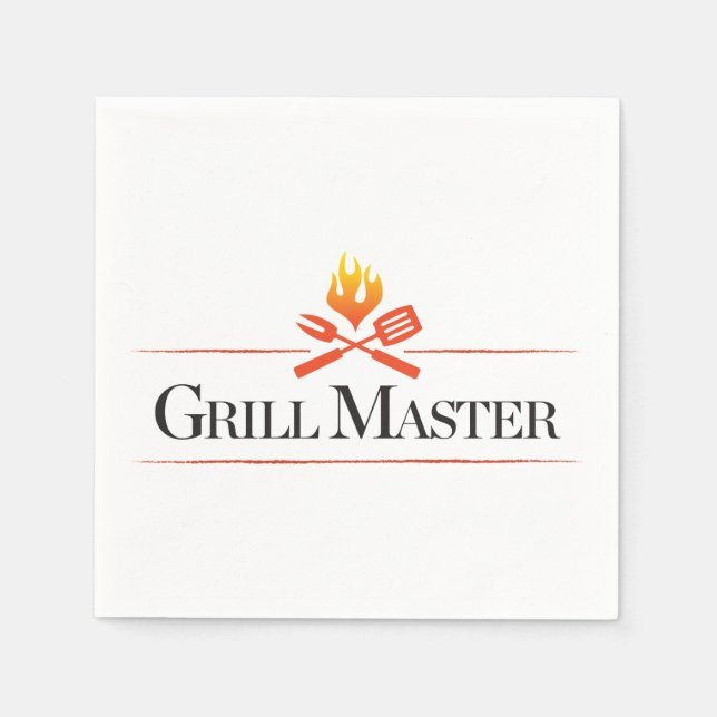 Grill Master Napkins (Front)