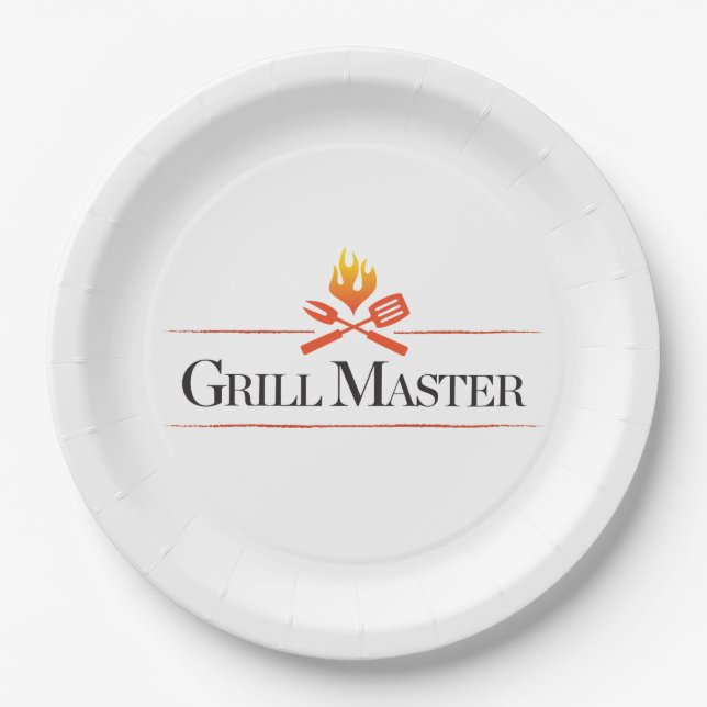 Grill Master Paper Plates (Front)