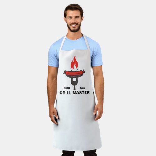 Grill Master _ Personalize Custom Text Apron