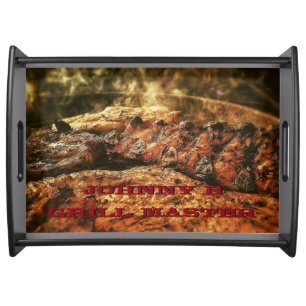Grill Master Personalized Barbecue Serving Tray