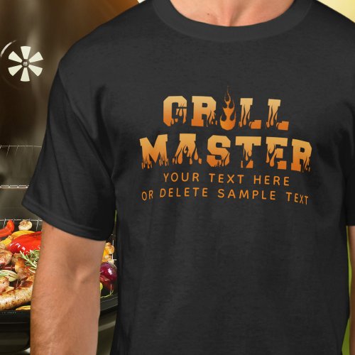 GRILL MASTER Personalized BBQ T_Shirt