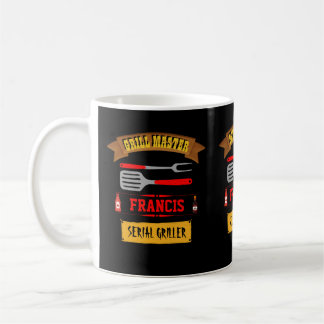Grill Master personalized mug with editable name