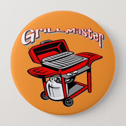 Grill Master Pinback Button