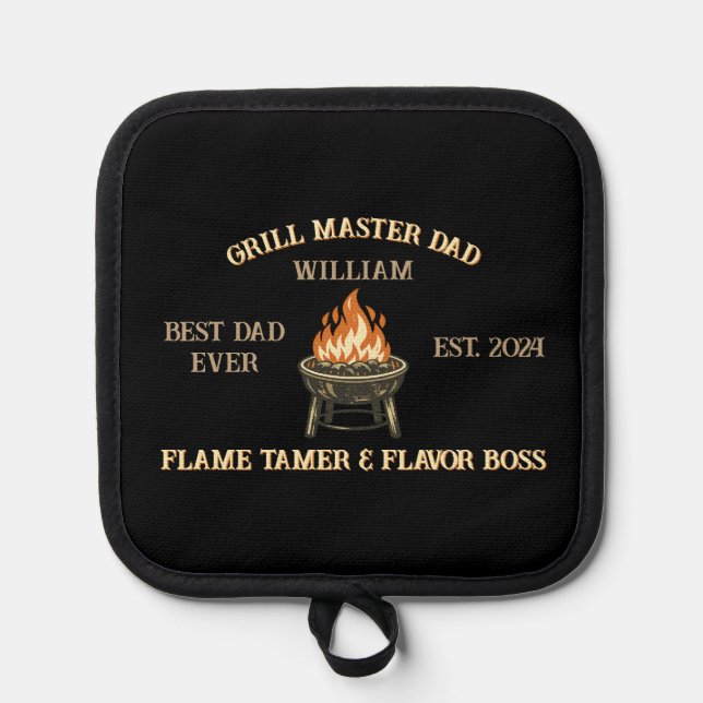Grill Master Serving  Pot Holder (Front)