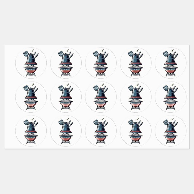 Grill Master Sticker | BBQ Pitmaster Decal (Sheet)