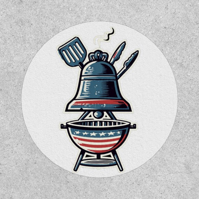 Grill Master Sticker | BBQ Pitmaster Decal Patch (Front)