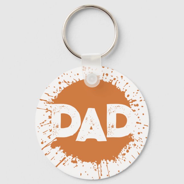 Grill Master Summer Dad Tee Keychain (Front)