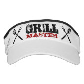 Grill Master sun visor cap for BBQ chef (Front)