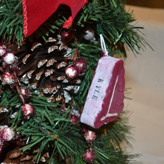 Grill Master T-bone Steak Holiday Ornament (Top)