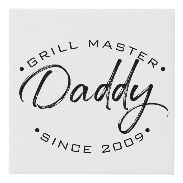 Grill Master Tribute: BBQ-Themed Canvas Wall Art (Front)